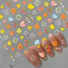 Nuevas Pegatinas 5D en Relieve para Uñas Pegatinas Estéreo 3 en Relieve Calcomanías para Uñas Joyería Estilo Caliente Estéreo Elegante