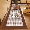 Tapete de Chão Cartoon Hello Kitty Cozinha Especial Tira Longa Absorção de Água Absorção de Óleo Secagem Rápida Fácil de Limpar Terra de Diatomáceas