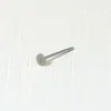 Fabricantes acero inoxidable DIY aretes hechos a mano accesorios colgantes aguja plana aguja de arete aretes planos fondo plano joyería al por mayor
