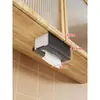 Dispensador de Papel de Cocina, Simple de Hierro sin Taladro para Toallitas Húmedas, Colgante Especial con Gancho para Uso Doméstico debajo del Gabinete
