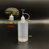 Botella de aguja sub-botella de maquillaje líquido botella de pigmento para tatuajes botella de agujero de alfiler botella de aceite esencial botella de plástico PE botella de boca puntiaguda botella dispensadora