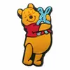 Encantos para Zapatos de Dibujos Animados Winnie the Pooh Accesorios para Zapatos DIY Botones Decorativos Oso Lindo Decoraciones para Zapatos de Jardín