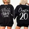 Sudadera Casual de Nuevo Estilo para Mujer 20º Cumpleaños Harajuku Ligera Ropa de Calle Camiseta de Verano Chica Cumpleañera 2006 Est