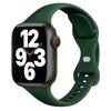 Cintura Delgada Hebilla de Mariposa Correa de Silicona Adecuada para Apple Watch Series 10 y 11, iWatch Ultra, Pulsera de Figura de Ocho