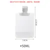 Bolsa de refil para viagem cosméticos loção gel de banho shampoo viagem de negócios portátil pequeno limpador facial frasco de refil descartável