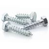 Parafusos Autoatarraxantes para Madeira Parafusos Meia-Rosca M6/M8/M12/Din571 Parafusos para Madeira Zincados Brancos Parafusos para Madeira Parafusos com Ponta de Broca