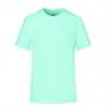 Camiseta Redonda de Secado Rápido Transfronteriza con Logo Personalizado, Talla Grande, Jacquard Desang, Deportes al Aire Libre, Secado Rápido, Fresca y Transpirable, Fabricante