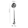 Cuchara Medidora de Acero Inoxidable para Café Transfronteriza con Pinza, Cuchara de Báscula de Cocina para Hornear, Cuchara para Condimentos, Cuchara Selladora para Leche en Polvo