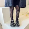 Medias Caladas Finas con Forma de Corazón Estilo Lolita para Primavera y Verano, para Mujeres Menudas, Versátiles Medias de Red