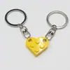 Lindo y Fresco Llavero de Amor con Puzzle de Lego Se Puede Ensamblar y Dividir Bloques de Construcción Accesorios de Llavero para Pareja Venta al Por Mayor