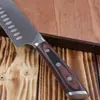 Faca de Chef de Aço Inoxidável Transfronteiriça com Cabo de Madeira Colorido 7 polegadas Faca de Cozinha Doméstica Faca para Frutas e Vegetais Faca de Cozinha para Chef