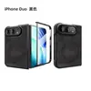 Nueva Funda de Teléfono Aplicable para iPhone duo Electrochapada a Prueba de Caídas Carga Inalámbrica Pantalla Plegable Apple Funda Protectora de Cuero