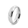 Anillo de acero de titanio para hombre con letras de la Escritura del Señor de los Anillos en arco esférico interior y exterior, no se decolora, de estrellas europeas y americanas transfronterizas, en stock