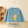 Abrigo para niños bebé anti-vestir impermeable anti-suciedad blusa ropa protectora niñas niños otoño e invierno manga larga babero para bebé falda