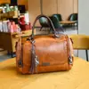 Bolso de Lujo Ligero de Alta Gama para Mujer Bolso Almohada Gran Capacidad Bolso de Hombro Único Bolso Cruzado Bolso de Axila Retro Literario Bolso de Mano para Mujer