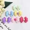 Nuevo Doble Capa Lazo Estrella de Mar Material Hecho a Mano Hebilla de Zapato Parche para Sombrero Pegamento Cremoso Resina Accesorios para el Cabello DIY
