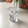 Castiçal de cristal único direto da fábrica criativo moda decoração do hotel adereços de casamento spot suporte de vela