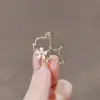 Broche com Acabamento de Luxo, Estilo Nicho e Simples, Alfinete de Roupa, Acessório de Pérola para Terno, Broche