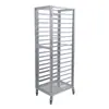 Carrito con Estante para Bandejas de Horneado de Aleación de Aluminio, Carrito Comercial Multicapa Cerrado para Bandejas de Pastel, Estante Sellado para Pasteles y Pan, Carrito de Horneado