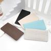 Nuevo tarjetero delgado para mujer, material PU, tarjetero pequeño, simple, retro, multi-tarjeta, almacenamiento de identificación, tarjetero