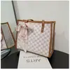 Bolsa feminina grande capacidade 2024 novo estilo coreano bolsa de ombro portátil estampada bolsa feminina moda popular bolsa tote