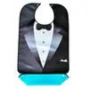 Toalla de saliva para anciano Babero para adulto bolsa de comida para alimentos Babero para adulto doble impermeable suministro de fábrica moda logo imprimible