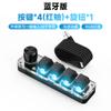 Teclado Mecánico Pequeño, Teclado Personalizado con Perillas, Switches Rojos Intercambiables en Caliente, Teclado para Gaming y Edición