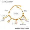 Xinyixinxin Verão Europeu e Americano Novas Joias Aço Inoxidável Coração Zircônia Grande Pulseira DIY Multi-Acessório Joia de Mão Pronta para Venda