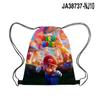 2024 Transfronteiriço Mario Bros 3D Novo Filme Irmãos Mochila Escolar Mochila com Cordão Bolso com Cordão Alunos do Ensino Fundamental