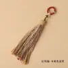Anillo de Correr Mini Versátil con Borla Estilo Tíbet Cuerda con Colgante de Borla para Pulseras Borlas de Hilo de Algodón Tejidas a Mano