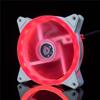 Ventilador de gabinete branco 12CM Aurora Solar Eclipse 16 luzes 12025 Cool Dual Abertura Ventilador de resfriamento de gabinete de computador