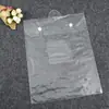 Bolsa Transparente Frosty de PVC con Cierre Hermético Bolsa de Plástico Eva Bolsa de Plástico Sellada con Gancho Ropa Interior Calcetines Bolsa de Empaque de PVC Personalización
