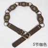 Cinturón ancho vintage con hebilla de metal estilo vaquero occidental distintivo para mujer, estilo retro americano, remache decorativo Y2K