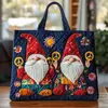 2026 Chegada Nova Estampa Digital Moderna Popular Bolsa Tote Acolchoada de Natal Bolsa Casual de Algodão para o Trabalho
