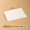 Bandeja rectangular de bambú y madera para servir, plato para salsas, plato para barbacoa, tapete de papel de aceite, uso comercial y doméstico, plato con doble oreja