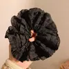 Scrunchie de Tecido com Renda de Bolinhas para Menina Estilo Francês Doce Versátil Fofo Rabo de Cavalo Prendedor de Cabelo Acessório de Cabelo Estilo Ruth