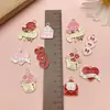 50 Sobres de Cartas Serie Día de las Madres, Flores, Colgantes de Corazón, Aretes DIY, Pulseras, Paquete de Materiales para Accesorios