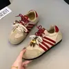 Tenis Plataforma Lindos y Originales para Dedo Gordo para Mujer, Nuevos 2025 Retro Melard con Cordones Calzado Deportivo Casual
