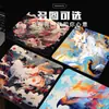 Mouse Pad Profissional para Jogos E-Sports com Base de Borracha Natural Pura, Espessado, Confortável, Resistente ao Desgaste e Antiderrapante, Série Fera da Tendência Nacional