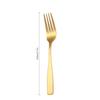 Amazonia internacional talheres de aço inoxidável talheres foscos cabo quadrado faca garfo colher conjunto preto para comida ocidental 5 conjunto de 5 peças