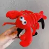 Diadema de Cangrejo Divertido de Dibujos Animados Diadema de Cangrejo Pequeño de Animal de Peluche Tarjeta de Impulso para Foto de Celebridad de Internet Accesorios para el Cabello Tarjeta para el Cabello Infantil