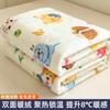 Sábanas de Terciopelo de Leche Pieza Única Invierno Sábanas de Terciopelo Coral Dormitorio Individual 180X200 Felpa Espesa con Forro de Vellón Invierno