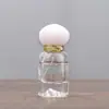 F110D-30ml Frasco Sub de Perfume Portátil com Fundo Vulcânico e Parafuso de Ponto, Frasco de Perfume Portátil de Vidro com Spray, Frasco Vazio