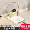 Estante de Almacenamiento para Encimera de Cocina de Fábrica Fuente Estante Multifuncional para Tapas de Ollas Vertical sin Taladro Estante de Almacenamiento para Tabla de Cortar Espátula