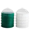 Tapa Multifuncional para Verduras para el Hogar, Tapa Hueca Multicapa para Sobras, Tapa para Sobras de Comida para Mesa de Comedor, Cesta de Drenaje, Tapa Integrada, a Prueba de Insectos