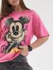 Camiseta de manga corta holgada, estilo americano, retro, desgastada, con dibujos animados, divertida, de algodón puro, elegante, combinable y a la moda, 2024