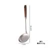 Utensilios de Cocina de Acero Inoxidable 304 Mango de Nogal Pala Doméstica para Saltear Pala Gruesa para Cocinar Cuchara Pala Colador de Cocina Cuchara para Olla Caliente