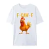 Camiseta Divertida de Pollo F-Caw-F, Pollo Fcawf para Hombre y Mujer