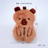 Colgante chillante de capibara transfronterizo caliente capibara de horas extra capibara de la suerte colgante de bolsa de capibara broche accesorio para zapatos sombrero