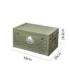 Caixa de Armazenamento Multifuncional para Exterior, Caixa de Camping, Caixa de Armazenamento para Porta-Malas de Carro, Caixa Organizadora de Grande Capacidade, Porta-Luvas Dobrável